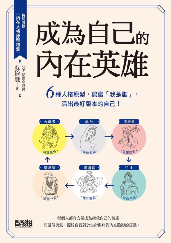 成為自己的內在英雄:6種人格原型,認識「我是誰」,活出最好版本的自己!