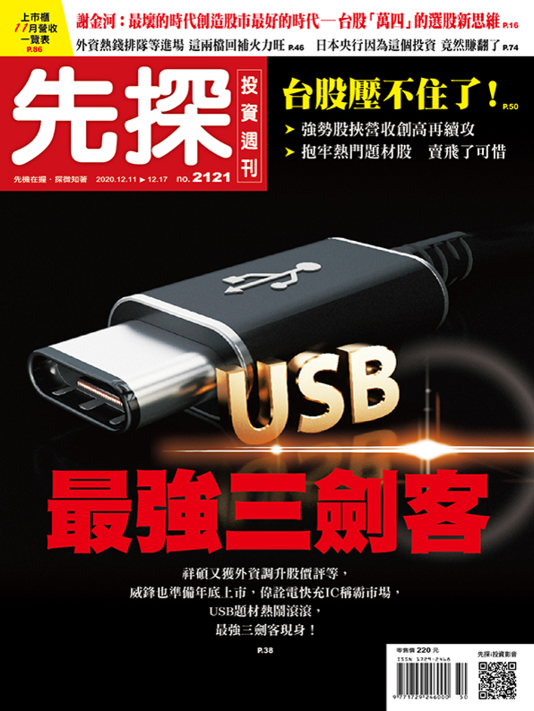 【先探投資週刊2121期】USB最強三劍客