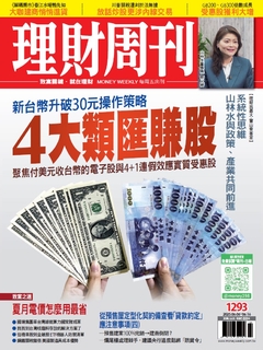 理財周刊1293期：新台幣升破30元操作策略 4大類匯賺股