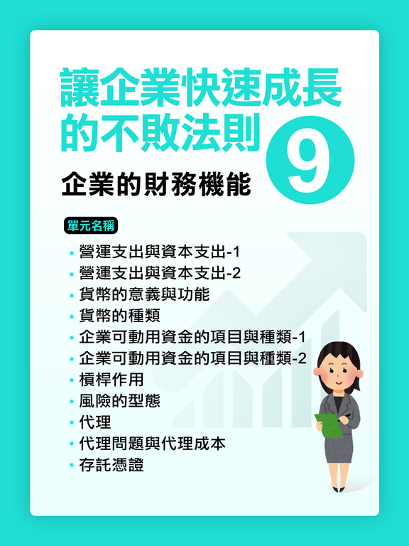 企業的財務機能【千華影音書】